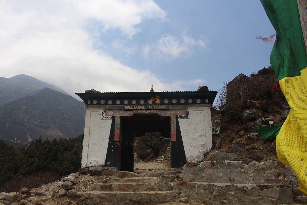 Entry point of Thame Village, Khumbu Region